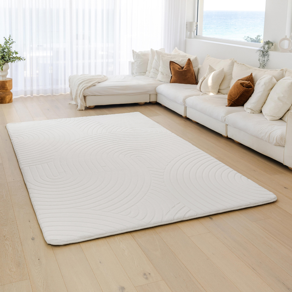 Deluxe Shaggy Relax Mat - 35mm Thick Foam Base
