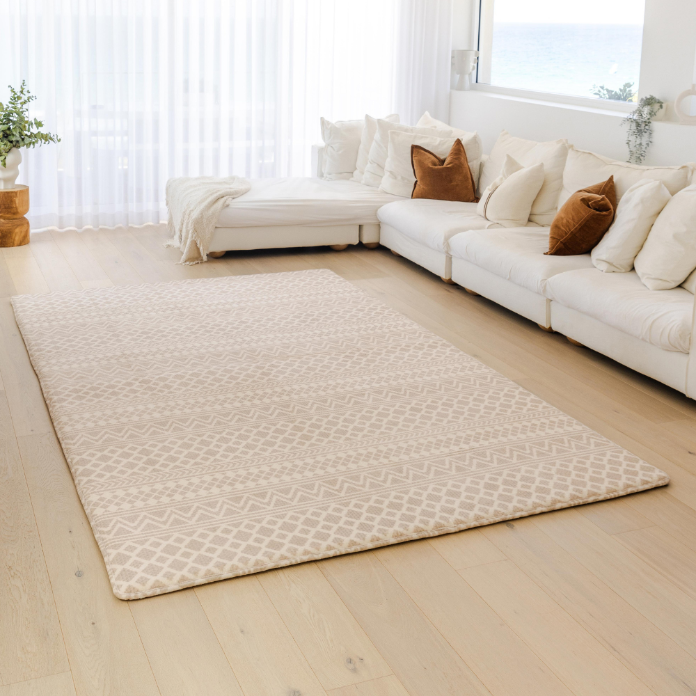Deluxe Shaggy Relax Mat - 35mm Thick Foam Base