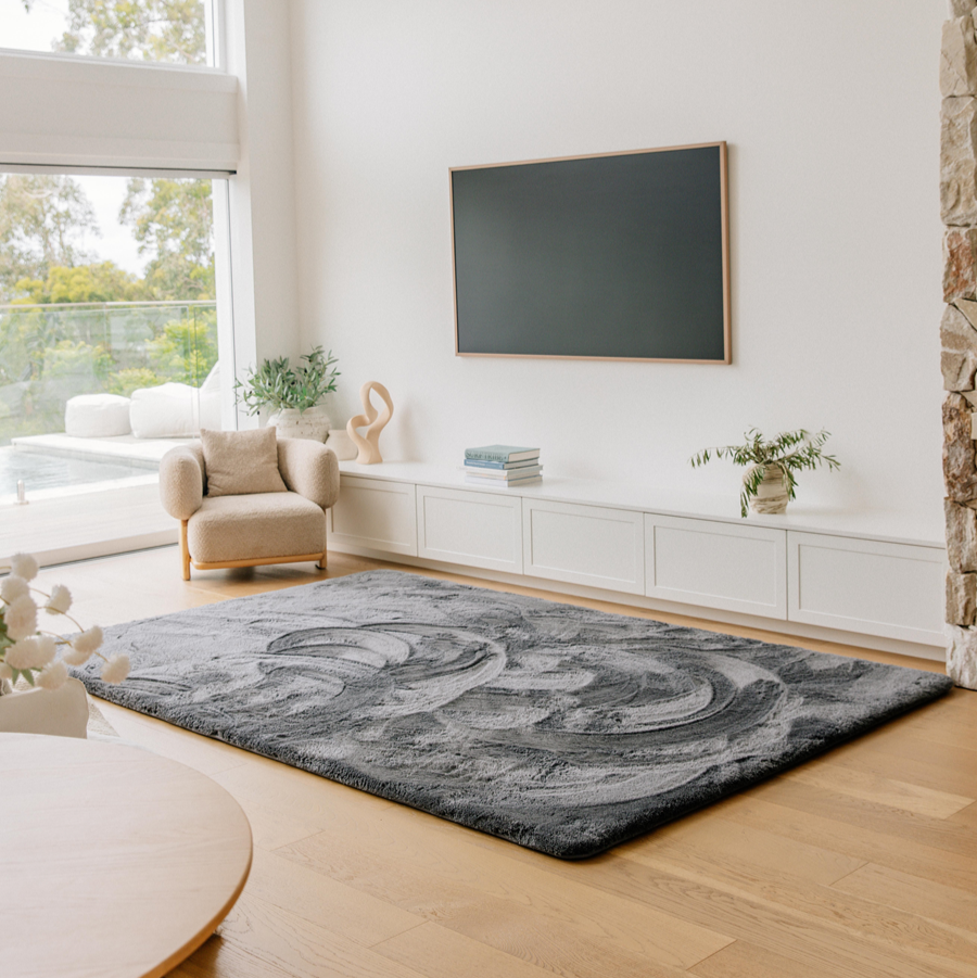 Deluxe Shaggy Relax Mat - 35mm Thick Foam Base